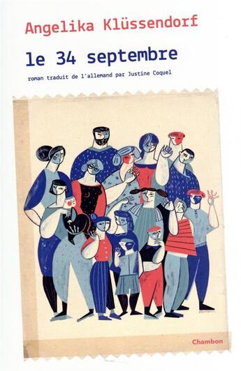 Couverture du livre « Le 34 septembre » de Angelika Klussendorf aux éditions Jacqueline Chambon