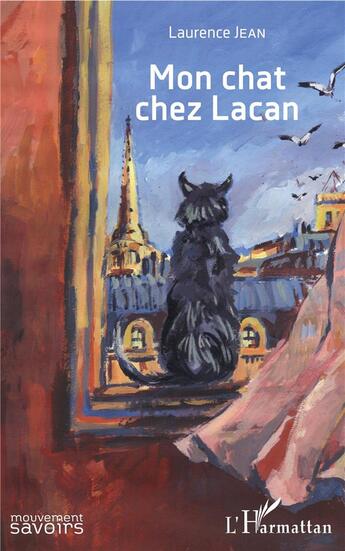 Couverture du livre « Mon chat chez Lacan » de Laurence Jean aux éditions L'harmattan