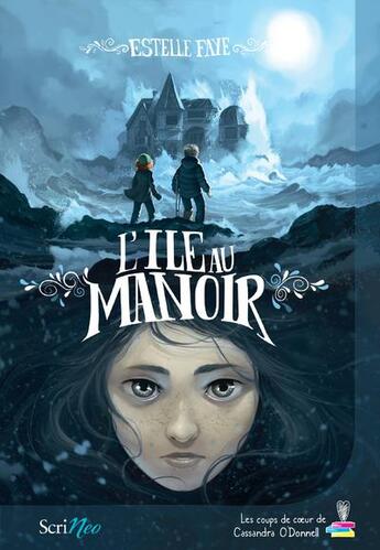 Couverture du livre « L'île au manoir » de Estelle Faye aux éditions Scrineo