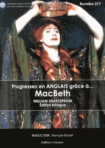 Couverture du livre « Progressez en anglais grâce à... : Macbeth » de William Shakespeare aux éditions Jean-pierre Vasseur