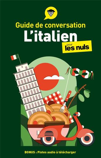 Couverture du livre « L'italien pour les nuls : guide de conversation (5e édition) » de Francesca Onofri et Karen Antje Moller aux éditions First