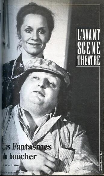 Couverture du livre « Les fantasmes du boucher » de Victor Haim aux éditions Avant-scene Theatre