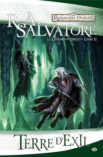 Couverture du livre « Les Royaumes Oubliés - la légende de Drizzt Tome 2 : terre d'exil » de R. A. Salvatore aux éditions Bragelonne