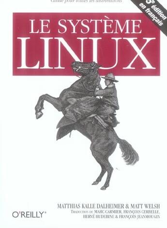 Couverture du livre « O'reilly systeme linux 5ed (5e édition) » de Dalheimer aux éditions O Reilly France