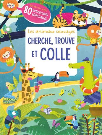 Couverture du livre « Les animaux sauvages cherche trouve » de  aux éditions Yoyo Books