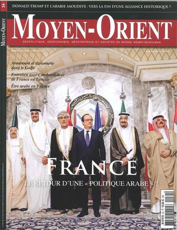 Couverture du livre « Moyen-orient n 34 france avril/juin 2017 » de  aux éditions Moyen Orient