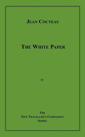 Couverture du livre « The white paper » de Jean Cocteau aux éditions Disruptive Publishing