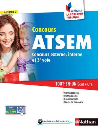 Couverture du livre « Concours ATSM ; catégorie C (édition 2014) » de Louisa Rebih-Jouhet aux éditions Nathan