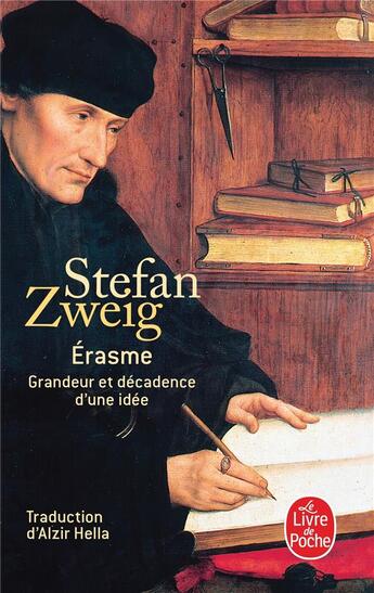 Couverture du livre « Erasme » de Stefan Zweig aux éditions Le Livre De Poche