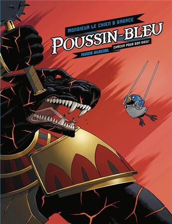 Couverture du livre « Poussin-Bleu Tome 2 : chacun pour son dieu ! » de Monsieur Le Chien aux éditions Fluide Glacial