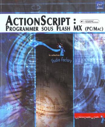 Couverture du livre « Actionscript ; programmer sous Flash MX » de Christophe Aubry aux éditions Eni