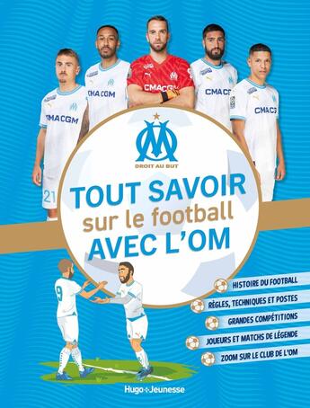 Couverture du livre « Cherche et trouve Les joueurs de l'OM » de Marta Comito aux éditions Hugo Jeunesse