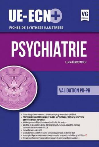 Couverture du livre « Psychiatrie ; validation pu-ph » de Lucie Berkovitch aux éditions Vernazobres Grego