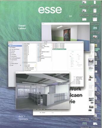 Couverture du livre « Esse n 94 le travail - septembre 2018 » de  aux éditions Revue Esse