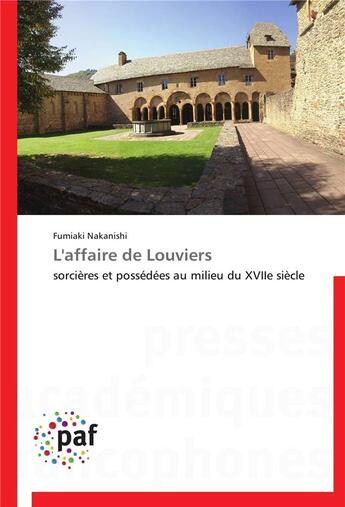 Couverture du livre « L'affaire de louviers » de Nakanishi-F aux éditions Presses Academiques Francophones