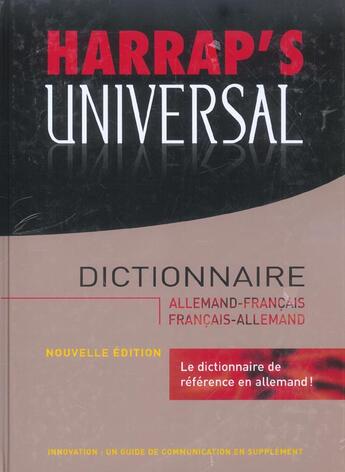 Couverture du livre « Harrap'S Universal » de  aux éditions Harrap's