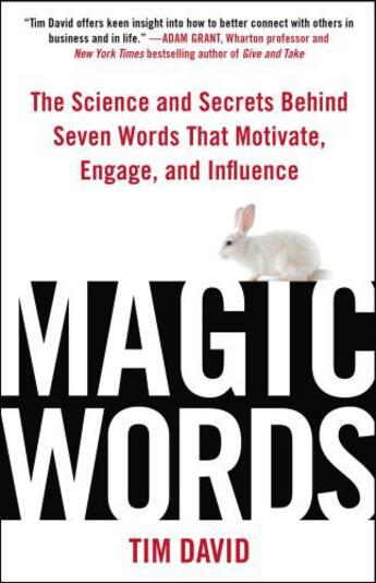 Couverture du livre « Magic Words » de David Tim aux éditions Penguin Group Us