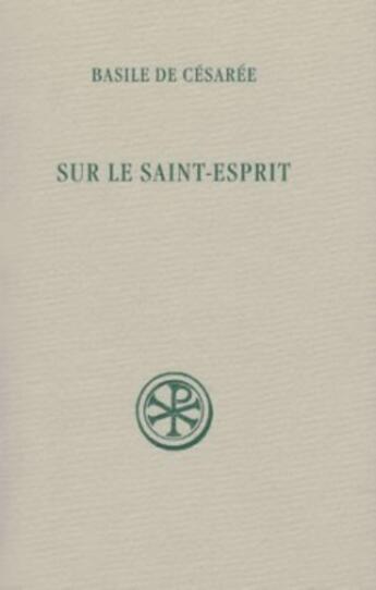 Couverture du livre « Sur le saint-esprit » de Basile De Cesar aux éditions Cerf