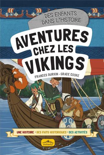 Couverture du livre « Aventures chez les vikings » de Frances Durkin et Grace Cooke aux éditions Ctp Rue Des Enfants