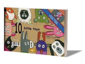 Couverture du livre « 10 petits doudous / 10 little toys (Livre souple ANGLAIS) » de Valerie Cox Haumant aux éditions Mk67