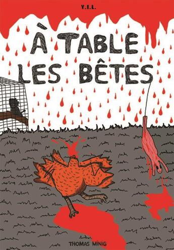 Couverture du livre « À table les bêtes » de Thomas Minig aux éditions Yil