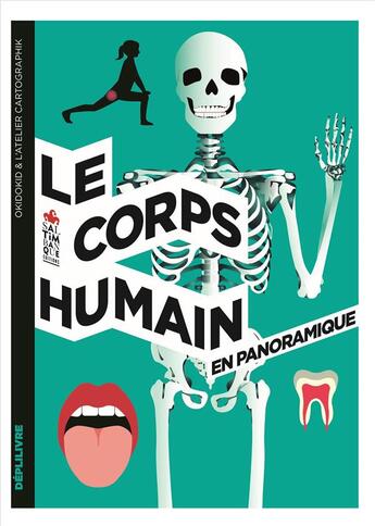 Couverture du livre « Le corps humain » de Raphael Martin et Justine De Lagausie aux éditions Saltimbanque