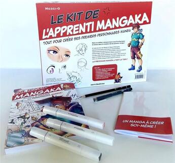 Couverture du livre « Le kit de l'apprenti mangaka » de Medzi_O aux éditions Mercileslivres