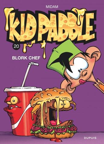 Couverture du livre « Kid Paddle Tome 20 : Blork chef » de Midam aux éditions Dupuis