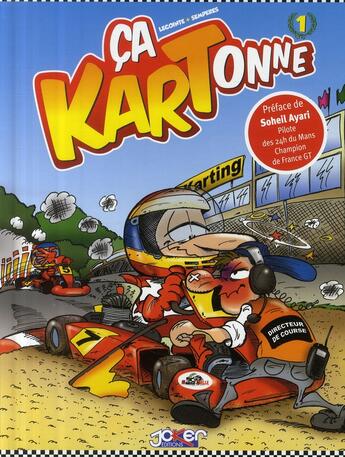 Couverture du livre « Ça kartonne t.1 » de Lecointe et Semperes aux éditions P & T Production - Joker