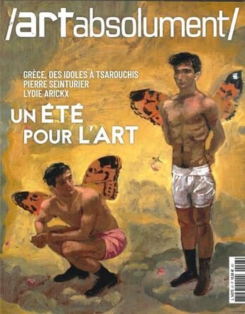 Couverture du livre « Art absolument n 97 : un ete pour l'art » de  aux éditions Art Absolument