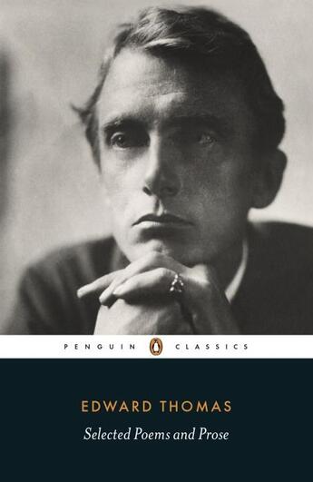 Couverture du livre « Selected Poems And Prose » de Edward Thomas aux éditions Adult Pbs