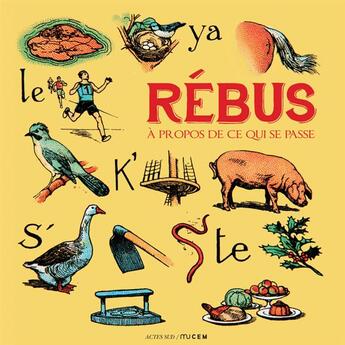 Couverture du livre « Rébus ; à propos de ce qui se passe » de  aux éditions Actes Sud