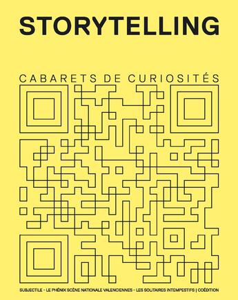 Couverture du livre « Storytelling » de Salmon Christian aux éditions Editions Subjectile