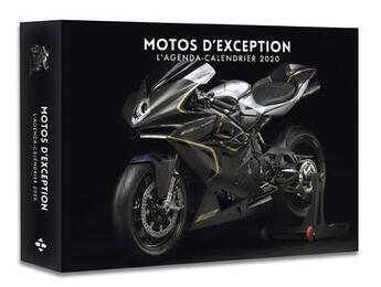 Couverture du livre « L'agenda-calendrier motos d'exception (édition 2020) » de  aux éditions Hugo Image