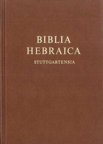 Couverture du livre « Biblia hebraica stuttgartensia » de  aux éditions Bibli'o