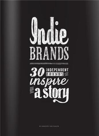 Couverture du livre « Indie brands » de Van Gaalen Anneloes aux éditions Bis Publishers