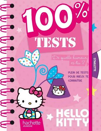 Couverture du livre « Hello Kitty ; mon carnet 100% tests » de  aux éditions Le Livre De Poche Jeunesse