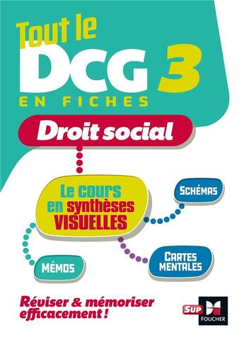 Couverture du livre « Tout le DCG 3 : mémo cartes ; révision (édition 2022/2023) » de Alain Burlaud aux éditions Foucher