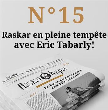 Couverture du livre « Raskar kapac n 15 - gazette artistique et inflammable » de  aux éditions Rocher