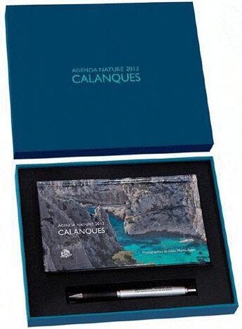 Couverture du livre « Agenda nature calanques (édition 2013) ; coffret » de Gilles Martin-Raget aux éditions Rosier-niviere