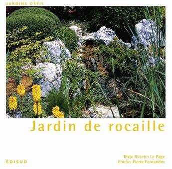 Couverture du livre « Jardin de rocaille » de  aux éditions Edisud