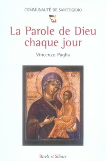 Couverture du livre « La parole de dieu chaque jour (édition 2007) » de Sant Edigio aux éditions Parole Et Silence