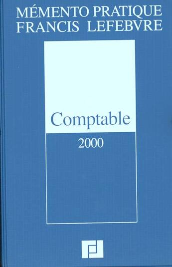 Couverture du livre « Comptable 2000 » de  aux éditions Lefebvre