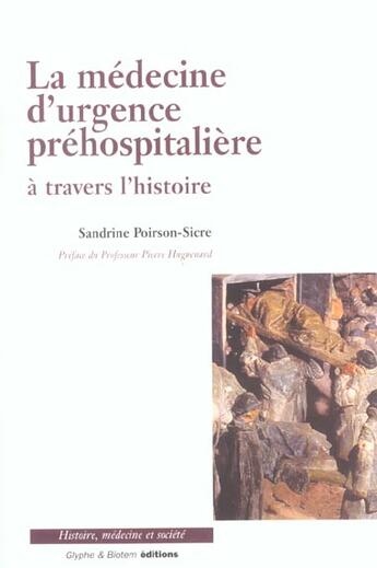 Couverture du livre « Medecine d'urgence prehospitaliere » de Poirson-Sicre aux éditions Glyphe