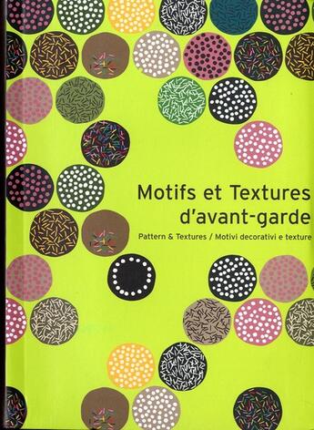 Couverture du livre « Motifs et textures d'avant garde » de  aux éditions Mao-mao