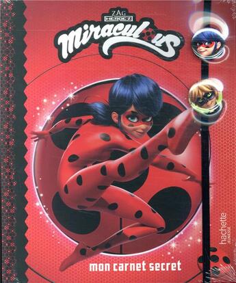 Couverture du livre « Miraculous - mon carnet secret ned » de  aux éditions Hachette Jeunesse