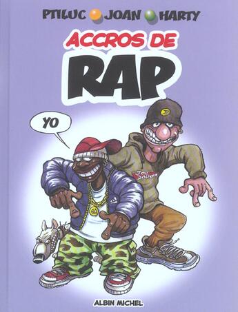 Couverture du livre « Accros de rap » de Ptiluc et Joan et Harty aux éditions Drugstore