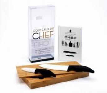 Couverture du livre « Coffret les couteaux du chef » de James Peterson aux éditions Marabout