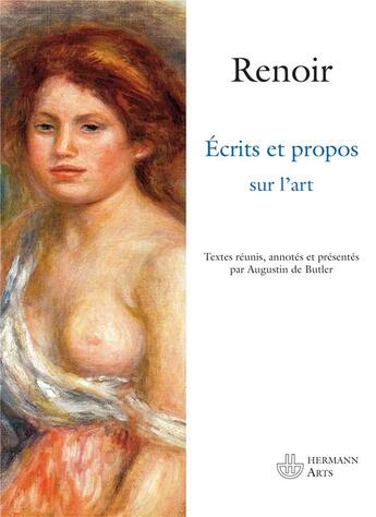 Couverture du livre « Écrits et propos sur l'art » de Pierre-Auguste Renoir aux éditions Hermann