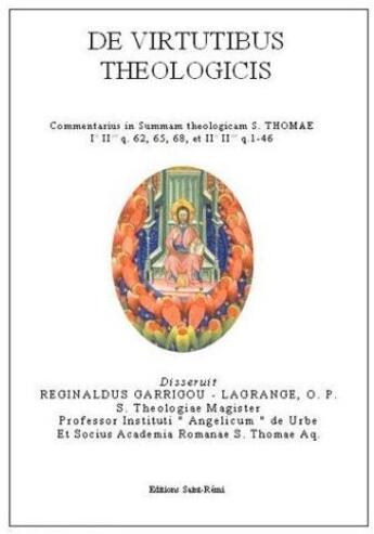 Couverture du livre « De virtutibus theologicis » de Reginald Garrigou-Lagrange aux éditions Saint-remi